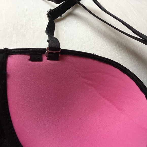 Victoria’s Secret Pink Bustier Bra Floral Lace 34B - Picture 8 of 8